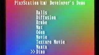 Playstation 1 Developer Demo Disc 1995 [upl. by Nylesaj312]