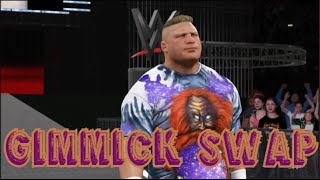 WWE 2K16  Gimmick Swap w Brock Lesnar amp Mikey Whipwreck [upl. by Nirda209]