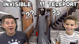 GRANNY CANT SEE US  WE CAN TELEPORT Best Granny Glitch Ever [upl. by Idleman]