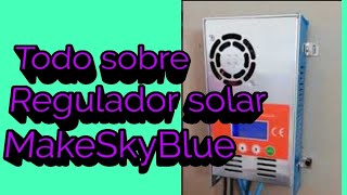 configurar Regulador mppt de carga solar makeskyblue  makeskyblue charge controller [upl. by El515]