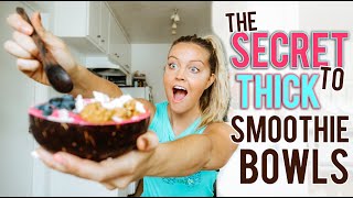 How to make THICK smoothie bowls [upl. by Swec302]