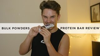 BULK POWDERS PROTEIN BAR REVIEW  CHOCOLATE PRALINE [upl. by Wirth801]