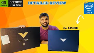 HP Victus 15 i5 13420H RTX 4050 Review  better than HP Victus i5 13500HX RTX 3050 [upl. by Hsepid]