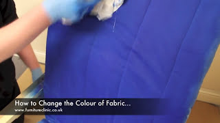 How to Change the Colour of Fabric Upholstery [upl. by Cchaddie231]