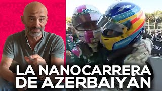 La nanocarrera del GP Azerbaiyán F1 2021  El Garaje de Lobato  SoyMotorcom [upl. by Jt]