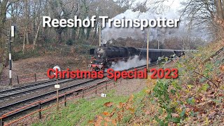 Reeshof Treinspotter Christmas Special 2023  Steamtrains in the Netherlands 2023 [upl. by Annaiel]