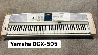 Yamaha DGX505 Piano 🎹  Wilson’s music instruments Whatsapp No 03371476660 [upl. by Tteve500]