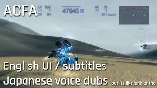 Armored Core For Answer but with Japanese voice dubs English UI and subs [upl. by Ronald850]