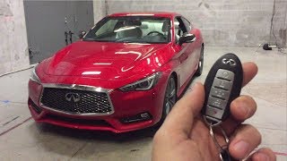 Infiniti Q60 Sports Coupe Red Sport 400 2018  Encendido [upl. by Wiatt]