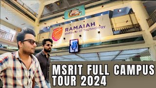 MSRIT CAMPUS TOUR 2024msrit ramaiah bangalorecolleges campustour engineeringcollege bengaluru [upl. by Pilif]