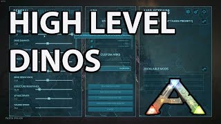 How to Get High Level Dino Spawns Ark Survival Evolved  level 150  120 [upl. by Meikah577]