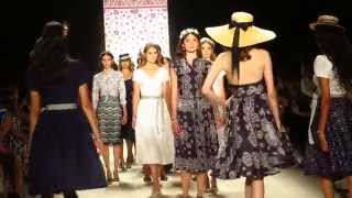 MercedesBenz Fashion Week SS 2016 Lena Hoschek [upl. by Dowdell]