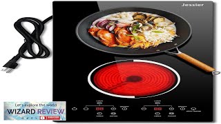 12 Inch Electric Cooktop 2 Burner Countertop amp Builtin Electric Stove Review [upl. by Vories]