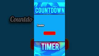 quot321 GOquot💥Countdowntime with ticking soundeffect shortsbeta shortsfeed shorts viral trending [upl. by Aneehsirk]