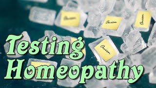 Testing Homeopathy  Part 1 Plausibility [upl. by Namlas]