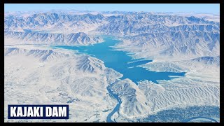 Aerial view of Kajaki Dam Helmand Province Afghanistan virtual tour [upl. by Heath]