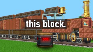 Create Mod Trains most Overpowered Block [upl. by Htaeh]