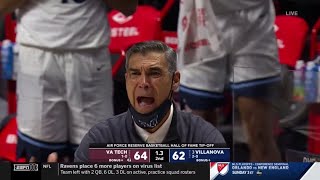 Virginia Tech vs 3 Villanova Controversial Ending to Regulation  2020 College Basketball [upl. by Stinson]