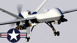 US Air Force Powerful MQ9 Reaper drones during combat exercises [upl. by Ehsom]