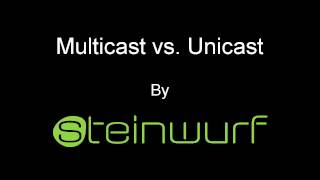 Multicast vs Unicast [upl. by Nylednarb]