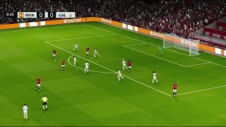 Manchester United vs Galatasaray Simulation PES 2021 [upl. by Elidad]