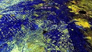 Lightning Fires South Central Cascade Range Oregon July 20 2024 Satellite Infrared Imagery [upl. by Eresed406]