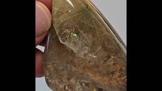 Polished Rutilated Quartz  119gr Brazil [upl. by Gorden]