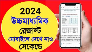 উচ্চমাধ্যমিক রেজাল্ট কিভাবে দেখবো 2024  HS Results Kivabe Dekhbo 2024  HS 2024 RiyajTutorial [upl. by Keverne]