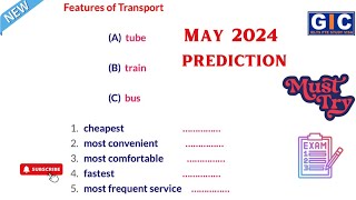 Features Of Transport Ielts Listening May Prediction 2024 ielts listening ieltsexam gicratia [upl. by Namyac]