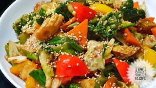 Vegetable Stir Fry Recipe Restaurant Style Stir Fry Recipe  How to make Stir Fry at home [upl. by Dermot]