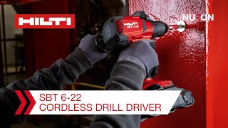 Hilti Nuron SBT 622 Cordless Drill Driver  Features and Benefits [upl. by Iraj]