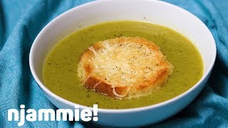 Courgettesoep Recept  njammie [upl. by Tail]