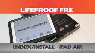 LifeProof Fre for the iPad Air  UnboxInstallation  iPad Cases [upl. by Irrok644]