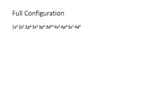 Abbreviated Electron Configuration [upl. by Allebram]