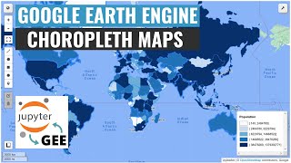 GEE Tutorial 110  Creating choropleth maps with 15 classification schemes to choose from [upl. by Samaria801]