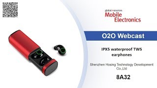 IPX5 waterproof TWS earphones  Mobile Electronics show [upl. by Kerek271]