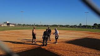 Mercenarias 12u vs FTGU 12u Cotulla tournament [upl. by Ardeid]