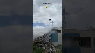 Airdrop aid boxes kill at least 5 and injure 10 Palestinians [upl. by Powers832]