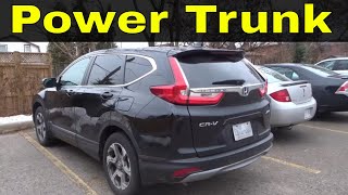 5 SECRETS About The Honda CRV Power Trunk [upl. by Savory]