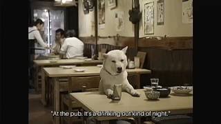 White Family SoftBank Dog CM 097 quotSoapbox Speechquot Japanese Commercial ENG SUB [upl. by Allehcim]