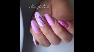 Come si fa la NAIL ART Unghie effetto MARMO con smalto semipermanente [upl. by Ahsiemaj]