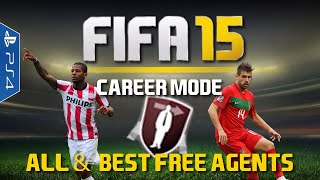 FIFA 15 Career Mode  All amp Best Free Agents to Buy [upl. by Awra]