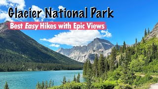 Easy Hikes Glacier National Park  STUNNING VIEWS [upl. by Losyram]