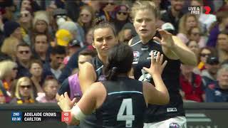 Adelaide v Carlton Highlights  2019 NAB AFLW Grand Final [upl. by Mahla]