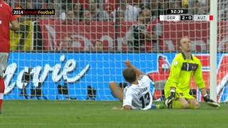 Deutschland Österreich 30 Schmidt ZDF Highlights WM 2014 Qualifikation [upl. by Liba]