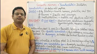 Endocrine Gland Part05  Somatostatin  Growth Hormone Inhibitors  Growth Hormone  Endocrine [upl. by Mungam]