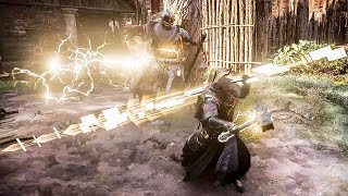 Assassins Creed Valhalla  Odin Spear amp Thors Hammer Dual Wielding Combat Gameplay [upl. by Steffie652]