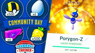 Top Tips amp Strategies for Porygon Comm Day Classic ft 3x Carch XP [upl. by Nemhauser305]