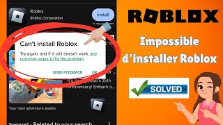 Comment réparer lerreur Impossible de télécharger Roblox sur Google Playstore 2024 [upl. by Solorac414]