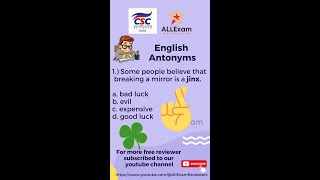 2024 CSC Reviewer English Antonyms  Lumabas sa CSC Exam 😱😱 [upl. by Noda488]